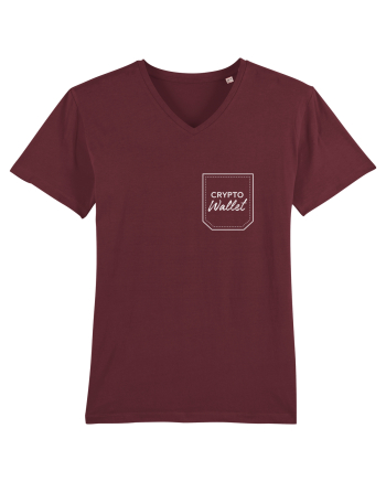 Crypto wallet Burgundy