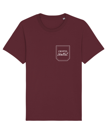 Crypto wallet Burgundy