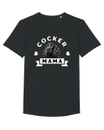 Cocker Mama Tricou mânecă scurtă guler larg Bărbat Skater