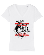 I Make Wine Disapear What s Your Superpower Tricou mânecă scurtă guler V Damă Evoker