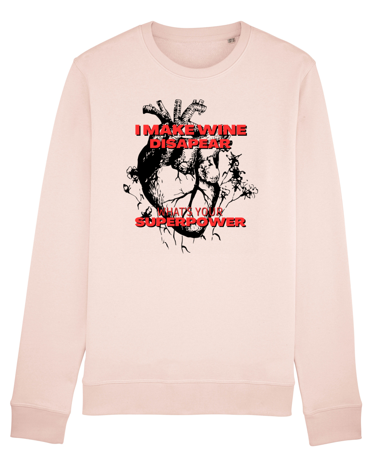 Bluză mânecă lungă Unisex Rise Candy Pink