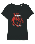 I Make Wine Disapear What s Your Superpower Tricou mânecă scurtă guler larg fitted Damă Expresser