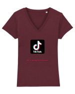 TT Mi-a Mancat Zilele Tricou mânecă scurtă guler V Damă Evoker