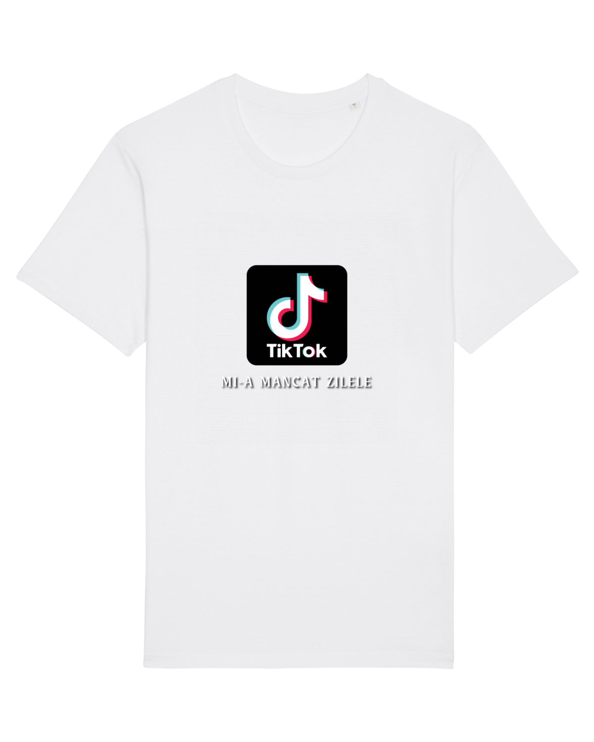 Tricou mânecă scurtă Unisex Rocker White