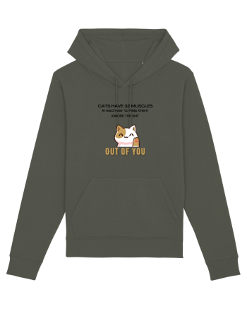 Cats Have 32 Muscles Khaki
