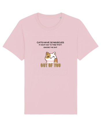 Cats Have 32 Muscles Cotton Pink