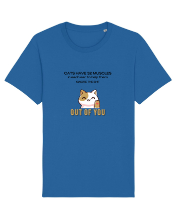 Cats Have 32 Muscles Royal Blue