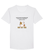 Cats Have 32 Muscles Tricou mânecă scurtă guler larg Bărbat Skater