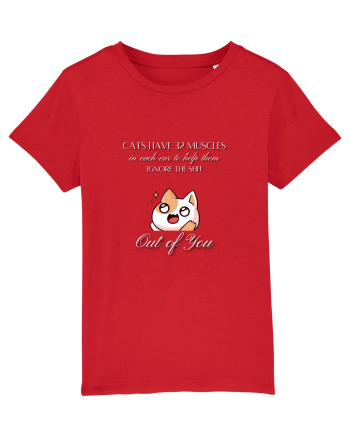 Cats Have 32 Muscles Red