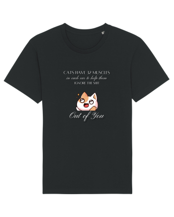 Cats Have 32 Muscles Black