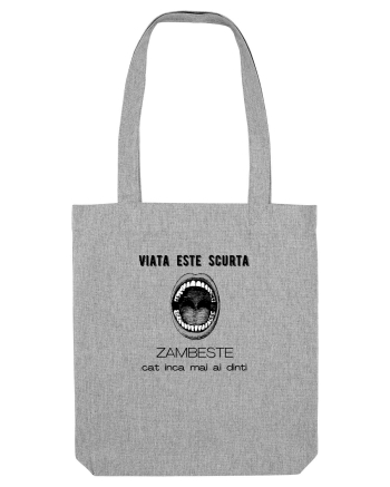 Viata Este Scurta Heather Grey