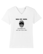 Viata Este Scurta Tricou mânecă scurtă guler V Bărbat Presenter