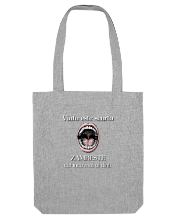 Viata Este Scurta Heather Grey