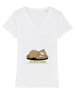 Nu Sunt Lenes Tricou mânecă scurtă guler V Damă Evoker