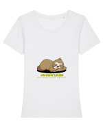 Nu Sunt Lenes Tricou mânecă scurtă guler larg fitted Damă Expresser
