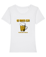 CE URATA ESTI Tricou mânecă scurtă guler larg fitted Damă Expresser