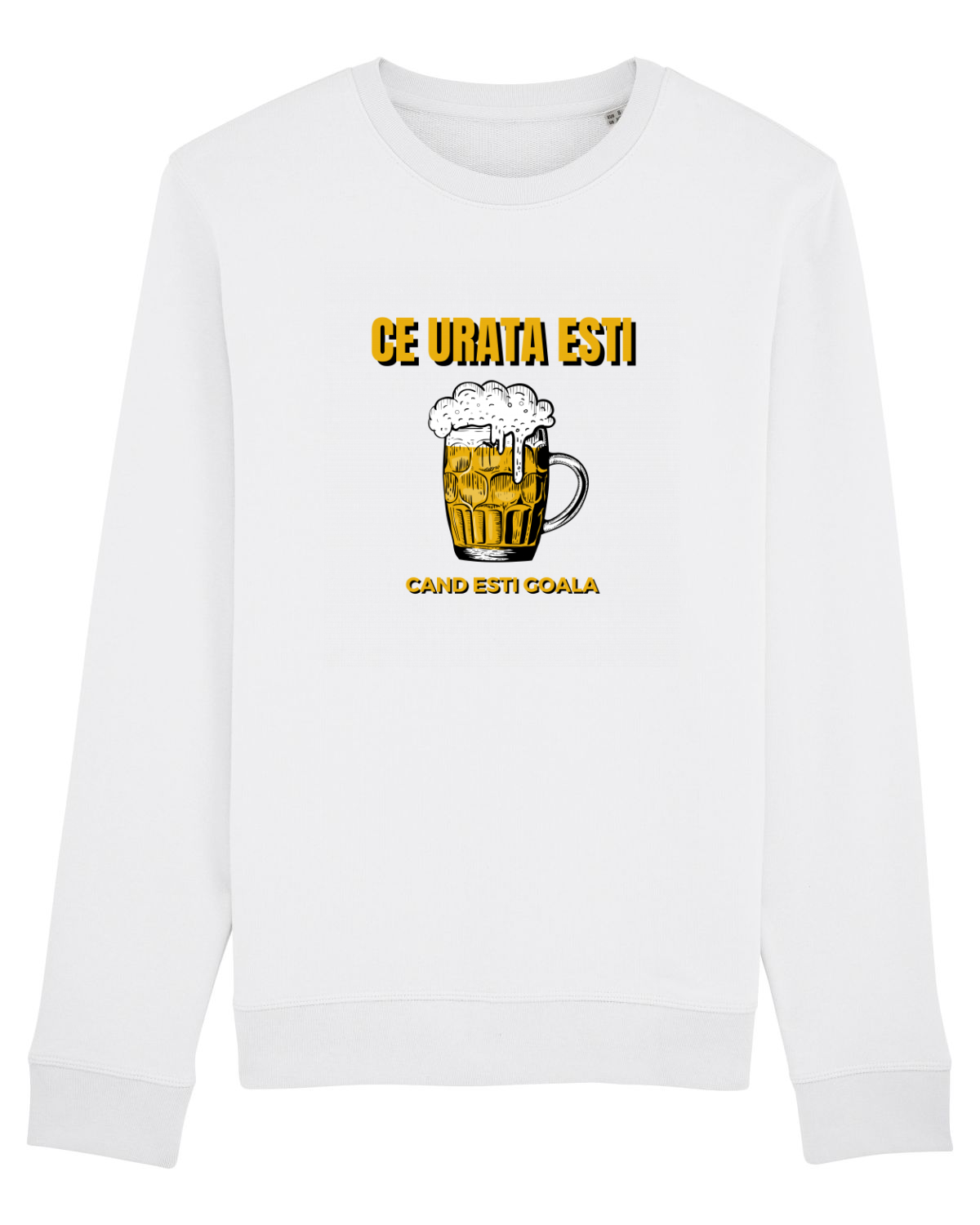 Bluză mânecă lungă Unisex Rise White