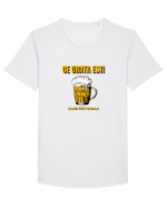 CE URATA ESTI Tricou mânecă scurtă guler larg Bărbat Skater