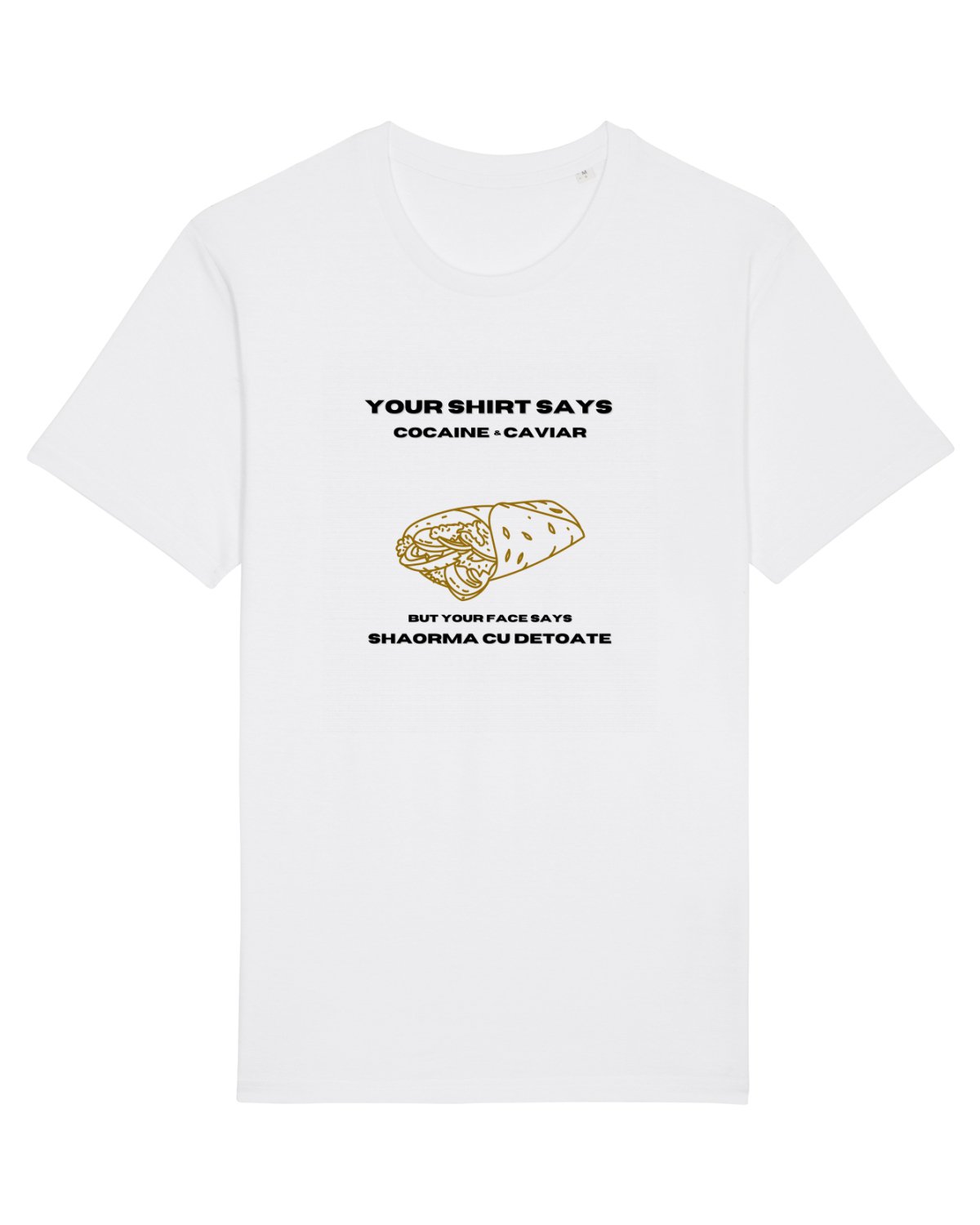 Tricou mânecă scurtă Unisex Rocker White