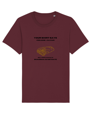 SHAORMA CU DETOATE Burgundy