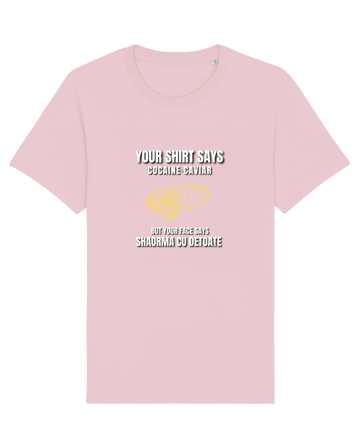 Tricou mânecă scurtă Unisex Rocker Cotton Pink