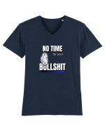BULLSHIT Tricou mânecă scurtă guler V Bărbat Presenter