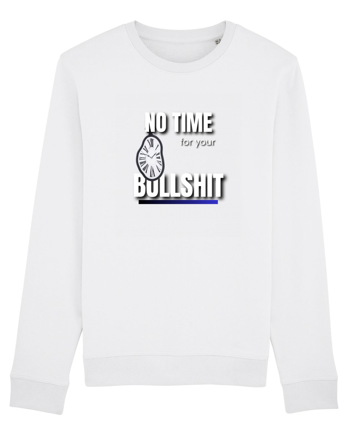 Bluză mânecă lungă Unisex Rise White