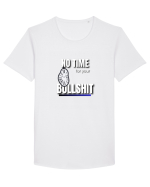 BULLSHIT Tricou mânecă scurtă guler larg Bărbat Skater