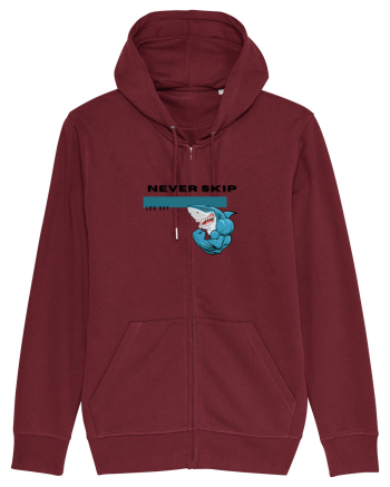 NEVER SKIP Burgundy