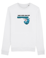 NEVER SKIP Bluză mânecă lungă Unisex Rise
