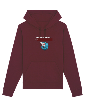 NEVER SKIP Burgundy