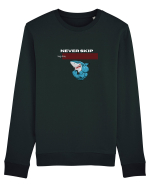 NEVER SKIP Bluză mânecă lungă Unisex Rise
