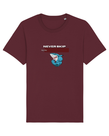 NEVER SKIP Burgundy
