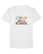 Back to school Tricou mânecă scurtă guler larg Bărbat Skater