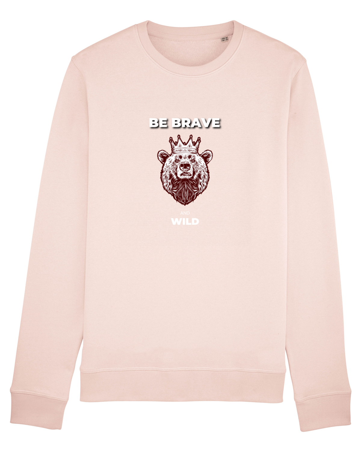 Bluză mânecă lungă Unisex Rise Candy Pink