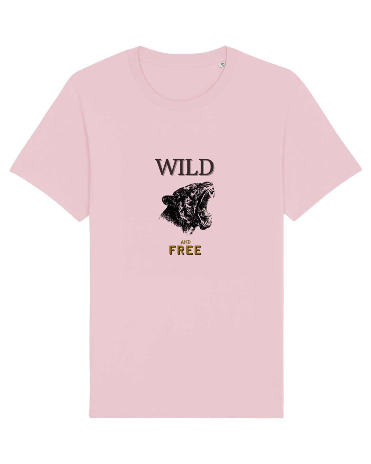 Tricou mânecă scurtă Unisex Rocker Cotton Pink