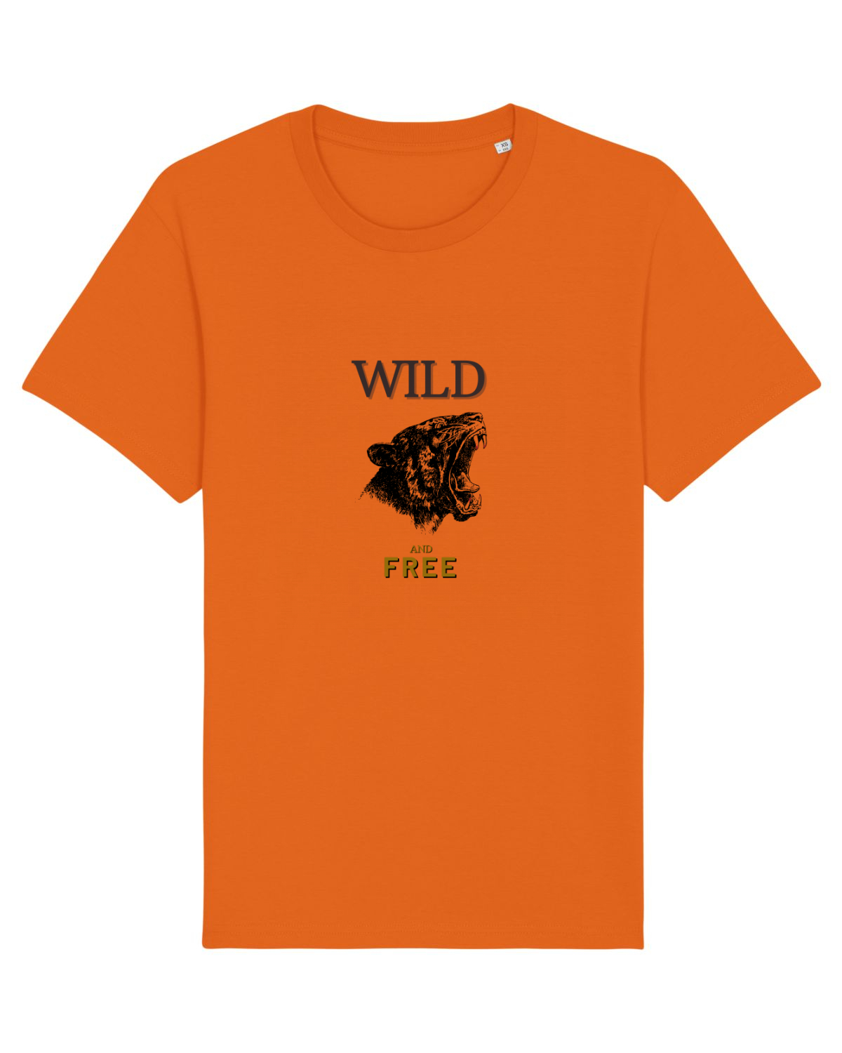 Tricou mânecă scurtă Unisex Rocker Bright Orange