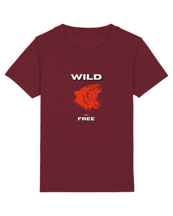 WILD AND FREE Burgundy