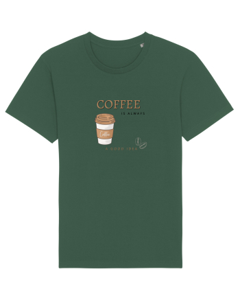 Coffee is always a good idea Bottle Green