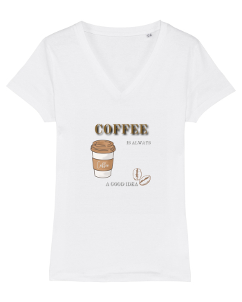 Coffee is always a good idea White