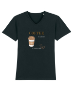 Coffee is always a good idea Tricou mânecă scurtă guler V Bărbat Presenter