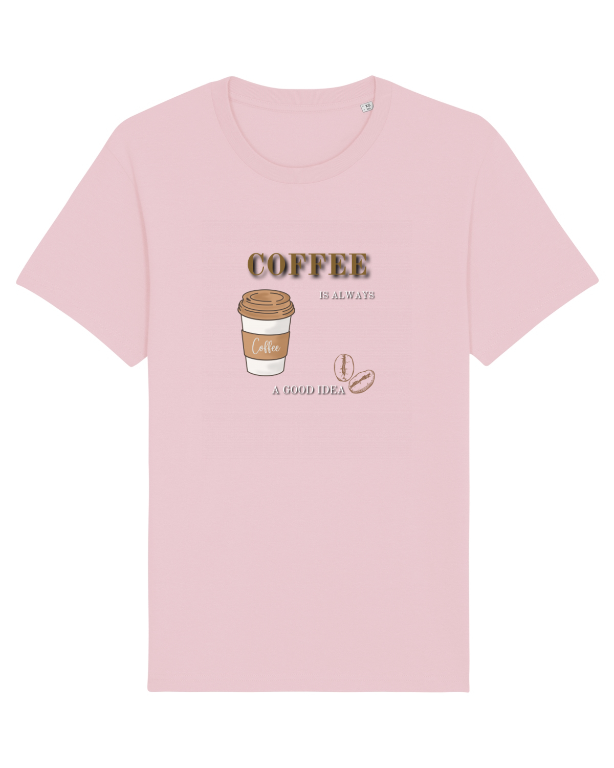 Tricou mânecă scurtă Unisex Rocker Cotton Pink