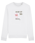 Workout then pass out Bluză mânecă lungă Unisex Rise
