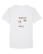 Workout then pass out Tricou mânecă scurtă guler larg Bărbat Skater