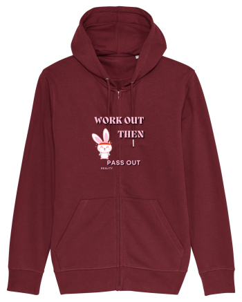 Workout then pass out Burgundy
