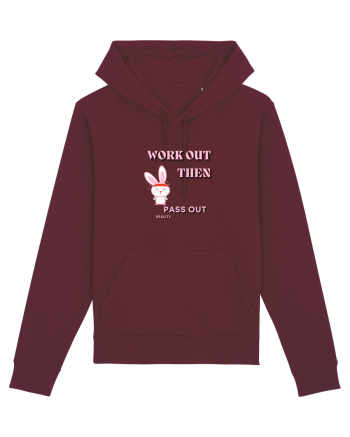 Workout then pass out Burgundy