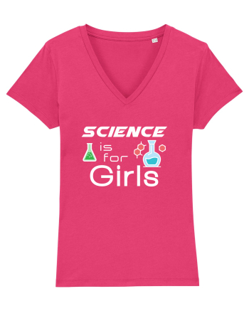 Science is for Girls Raspberry