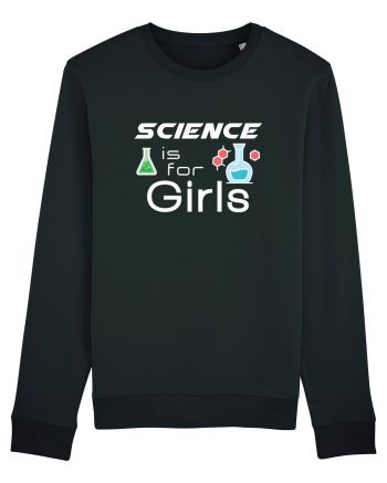Science is for Girls Black