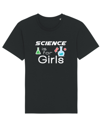 Science is for Girls Black
