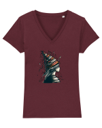 Sunt diferit Tricou mânecă scurtă guler V Damă Evoker